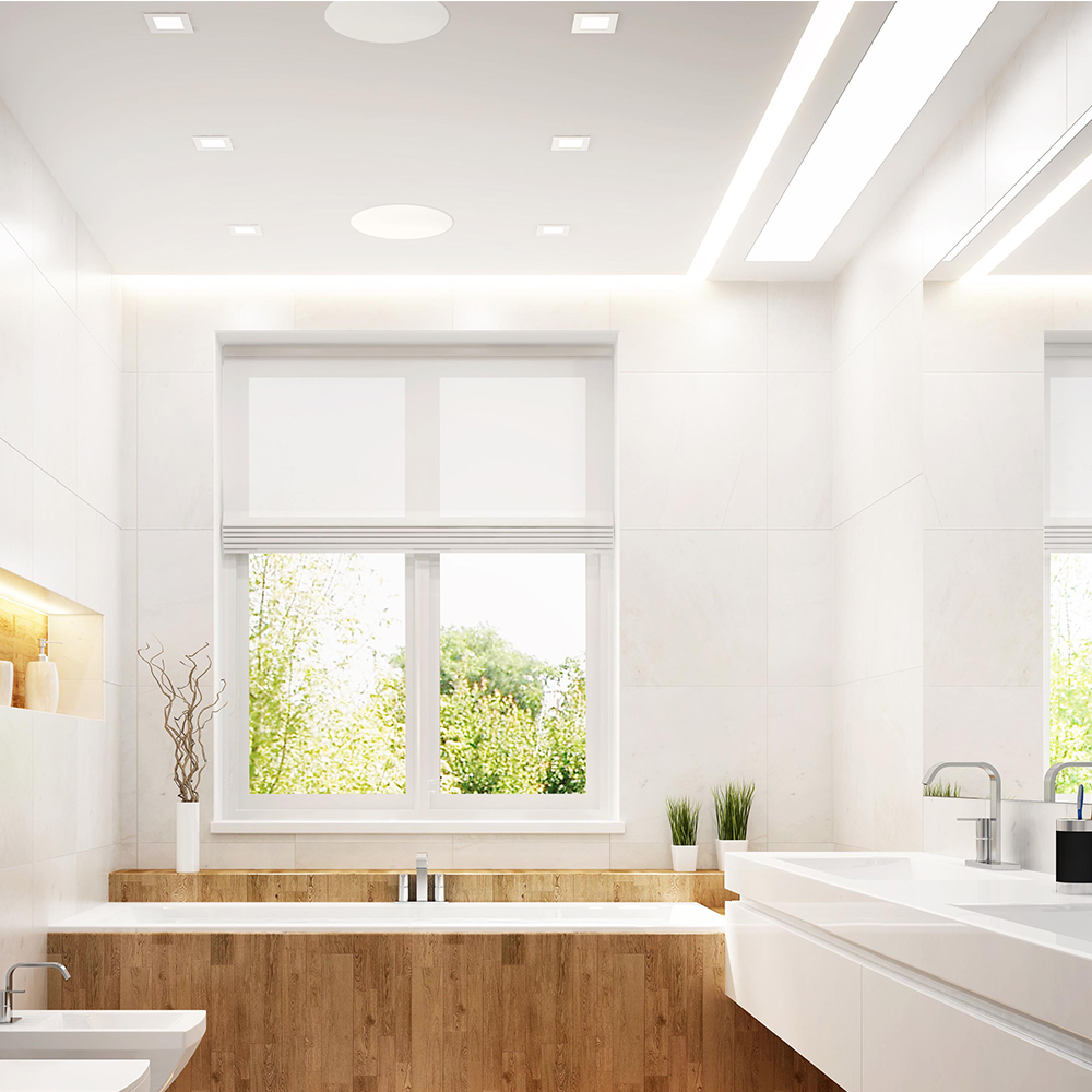 Lithe Audio 6.5" Bluetooth 5 IP44 Rated Bathroom Ceiling Speaker